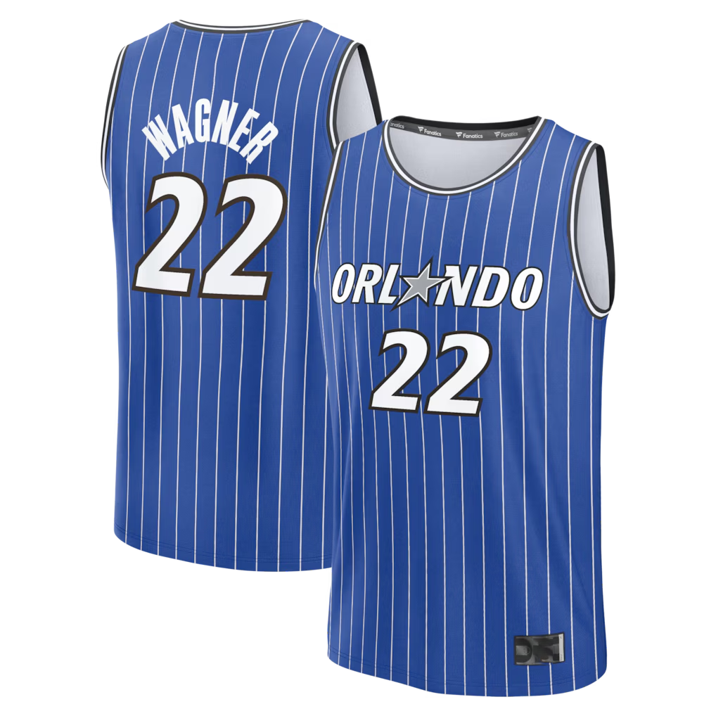 tocy O.Magic #22 Franz Wagner Blue Fast Break Replica Player Jerseys - Icon Edition
