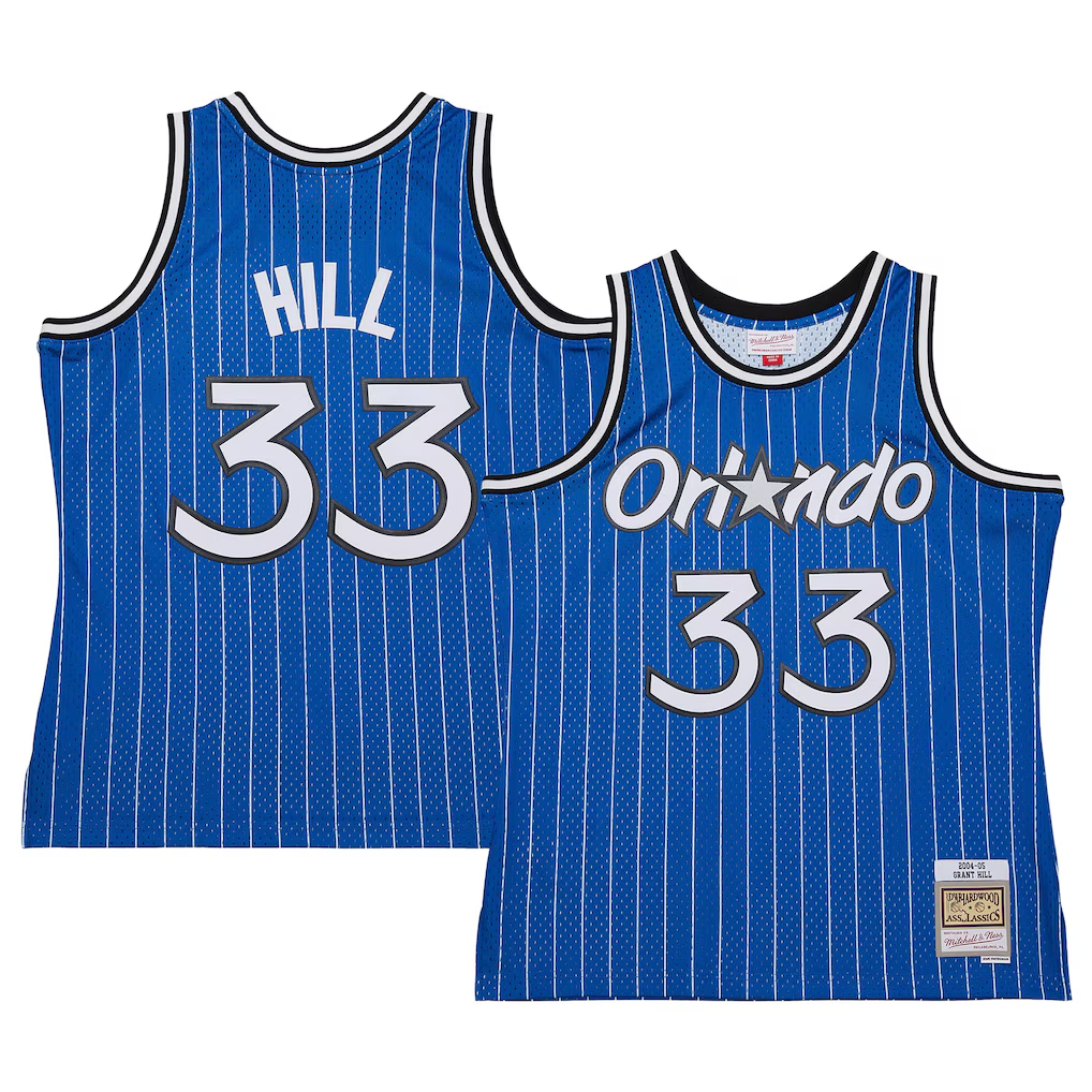 tocy O.Magic #33 Grant Hill Mitchell & Ness Blue 2004-05 Hardwood Classics Swingman Jerseys