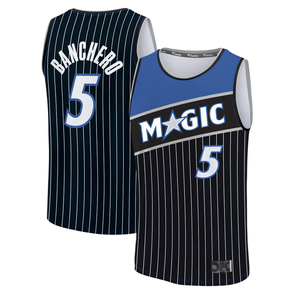 tocy O.Magic #5 Paolo Banchero Black Fast Break Jerseys - Statement Edition