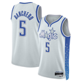 tocy O.Magic #5 Paolo Banchero Silver 2025-26 Swingman Jerseys - City Edition