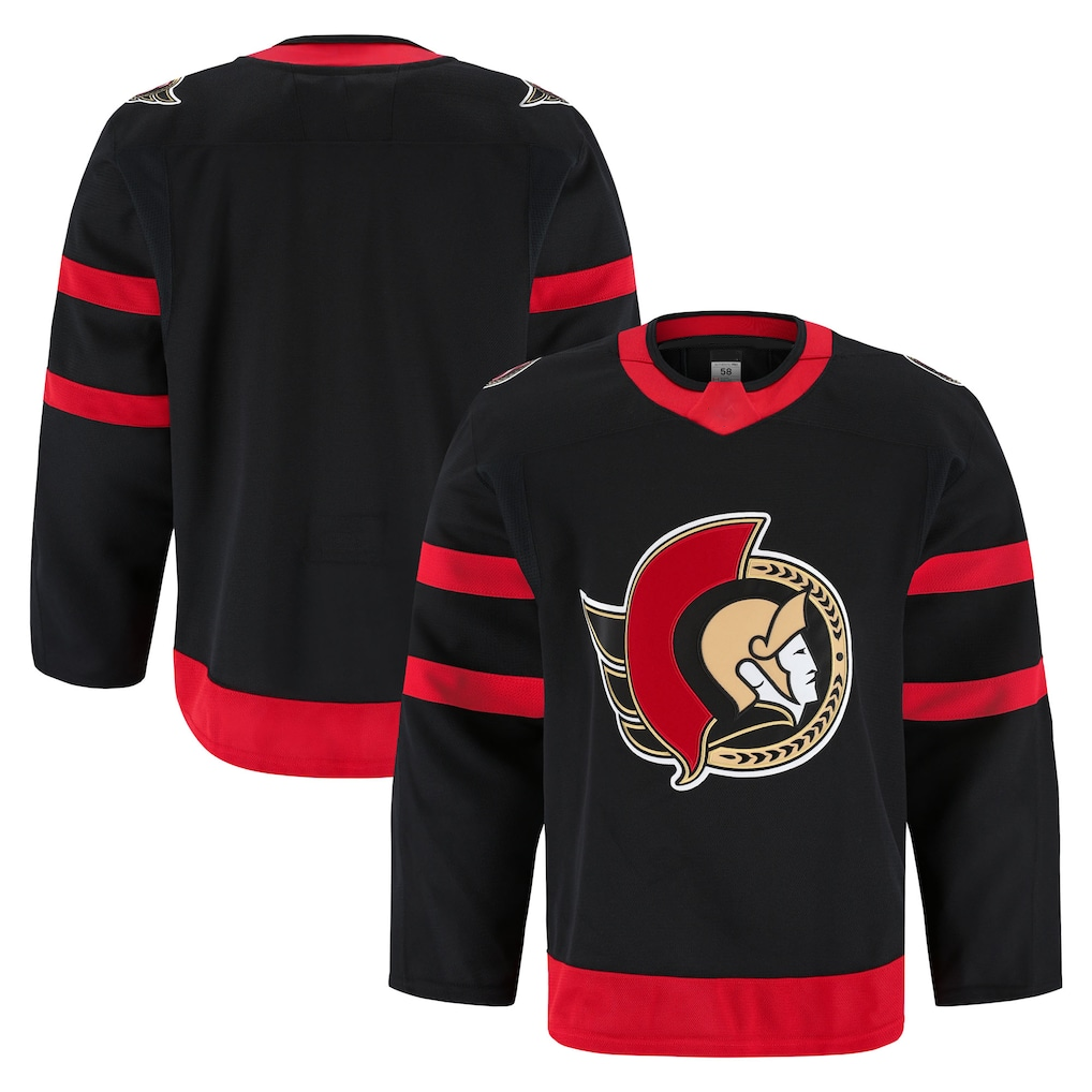 Tocy O.Senators Black Home Authentic Pro Jerseys