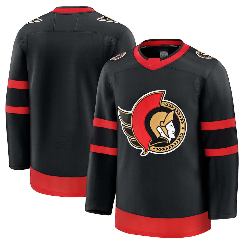 Tocy O.Senators Black Home Premium Jerseys