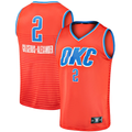 tocy OC.Thunder #2 Shai Gilgeous-Alexander Orange Fast Break Player Stitched Jerseys - Statement Edition