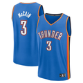tocy OC.Thunder #3 Jared McCain Blue Fast Break Stitched Jerseys - Icon Edition
