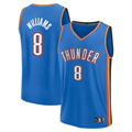 tocy OC.Thunder #8 Jalen Williams Blue Fast Break Replica Player Stitched Jerseys - Icon Edition