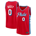 tocy P.76ers #0 Tyrese Maxey Jordan Brand Red Swingman Jerseys - Statement Edition