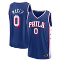 tocy P.76ers #0 Tyrese Maxey  Royal Fast Break Replica Player Jerseys - Icon Edition