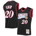 tocy P.76ers #20 Eric Snow Mitchell & Ness Black 2000-01 Hardwood Classics Swingman Jerseys
