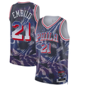 tocy P.76ers #21 Joel Embiid Navy 2025 Select Series Swingman Player Jerseys