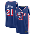 tocy P.76ers #21 Joel Embiid  Royal Fast Break Replica Jerseys - Icon Edition