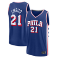 tocy P.76ers #21 Joel Embiid  White Fast Break Replica Jerseys - Association Edition