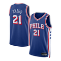 tocy P.76ers #21 Joel Embiid Royal Swingman Jerseys - Icon Edition