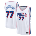tocy P.76ers #77 VJ Edgecombe  White Fast Break Replica Player Jerseys - Association Edition
