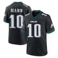 Tocy P.Eagles #10 Braden Mann Player Black Game Home Stitched Jerseys