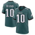 Tocy P.Eagles #10 Braden Mann Player Green Home Game Stitched Jerseys
