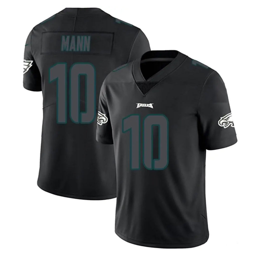 Tocy P.Eagles #10 Braden Mann Player Limited Black Impact Home Game Stitched Jerseys