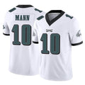 Tocy P.Eagles #10 Braden Mann Player White Limited Vapor F.U.S.E. Home Game Stitched Jerseys