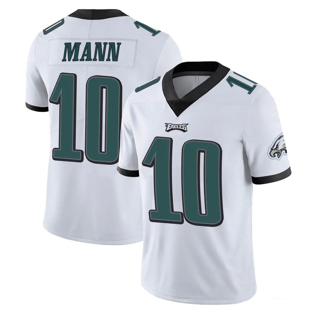 Tocy P.Eagles #10 Braden Mann Player White Limited Vapor Untouchable Home Game Stitched Jerseys