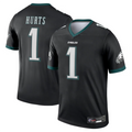 tocy P.Eagles #1 Jalen Hurts Player Black Legend Stitched Jerseys