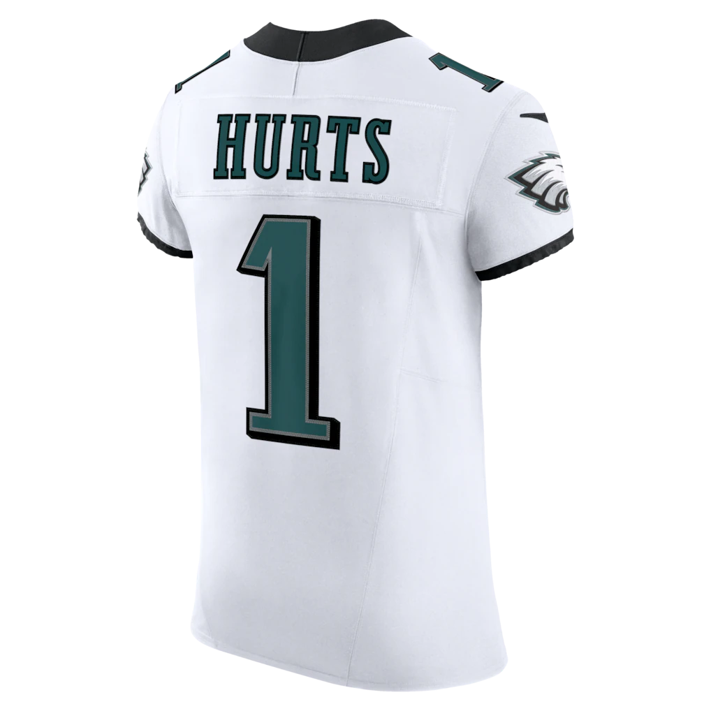 tocy P.Eagles #1 Jalen Hurts White Vapor F.U.S.E. Elite Stitched Jerseys