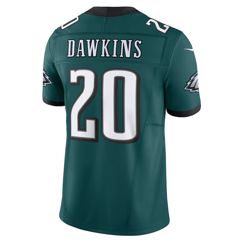 tocy P.Eagles #20 Brian Dawkins Midnight Green Vapor F.U.S.E. Limited Stitched Jerseys