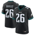tocy P.Eagles #26 Saquon Barkley Black Alternate Game Stitched American Stitched Jerseys