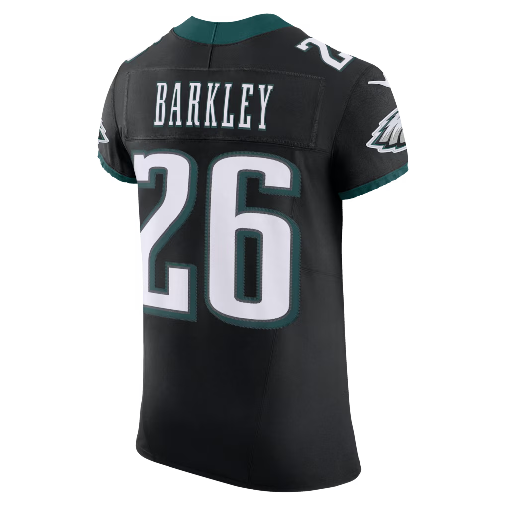 tocy P.Eagles #26 Saquon Barkley Black Alternate Vapor F.U.S.E. Elite Stitched Jerseys