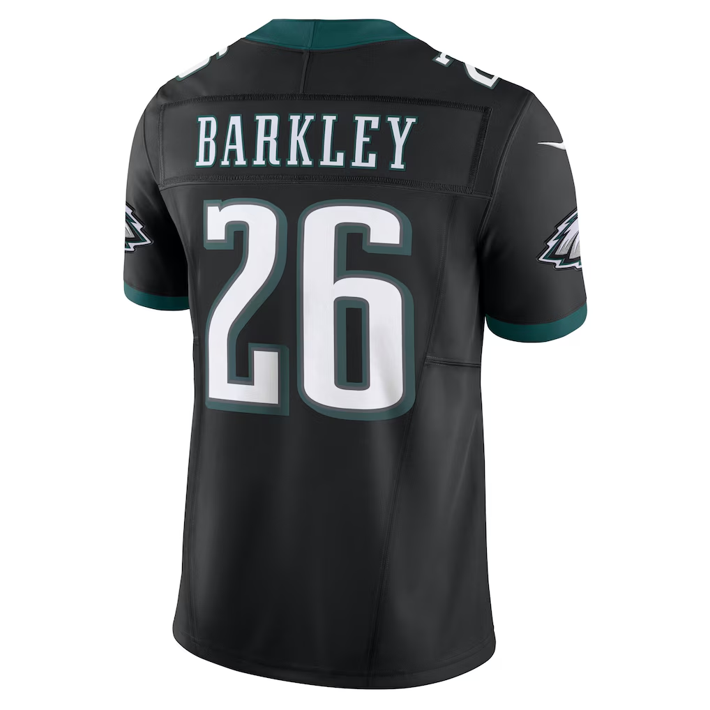 tocy P.Eagles #26 Saquon Barkley Black Vapor F.U.S.E. Limited Stitched Jerseys