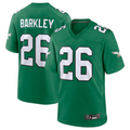 tocy P.Eagles #26 Saquon Barkley Green Alternate Game Stitched American Stitched Jerseys