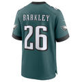 tocy P.Eagles #26 Saquon Barkley Midnight Green Game Player Stitched American Stitched Jerseys