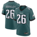 tocy P.Eagles #26 Saquon Barkley Midnight Green Game Player Jersey Stitched American Stitched Jersey
