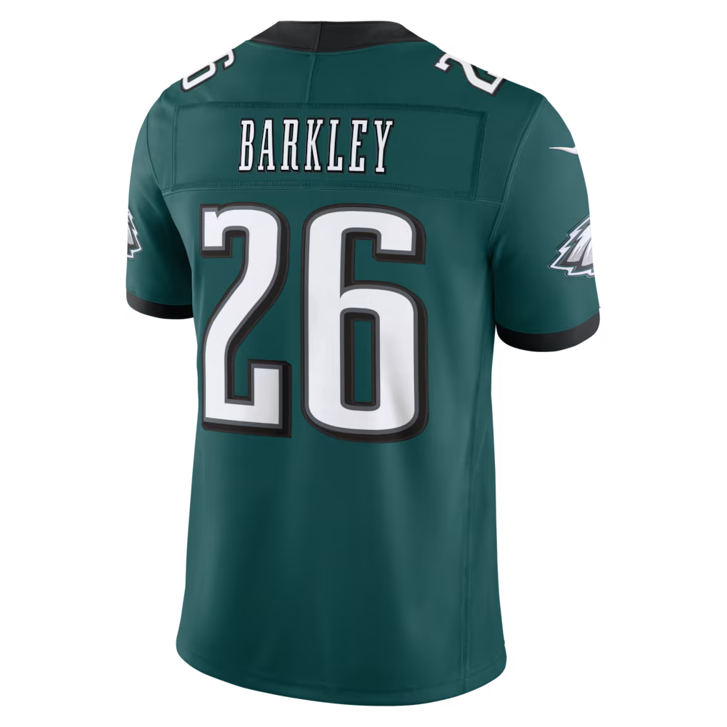 tocy P.Eagles #26 Saquon Barkley Midnight Green Team Vapor F.U.S.E. Stitched Limited Jerseys