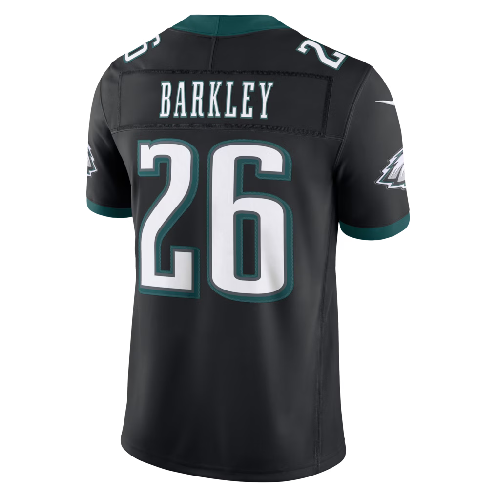 tocy P.Eagles #26 Saquon Barkley Black Alternate Vapor F.U.S.E. Stitched Limited Jerseys