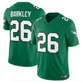 tocy P.Eagles #26 Saquon Barkley Player Kelly Green Vapor F.U.S.E. Limited Stitched Jerseys