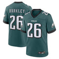 tocy P.Eagles #26 Saquon Barkley Player Midnight Green Game Stitched Jerseys