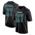 Tocy P.Eagles #27 Quinyon Mitchell Player Carbon Black Fashion Home Game Stitched Jerseys