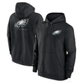 tocy P.Eagles #33 Cooper DeJean Player Black Military Hoodie Game Stitched Jerseys