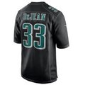 tocy P.Eagles #33 Cooper DeJean Player Carbon Black Super Bowl LIX Fashion Game Player Stitched Jersey