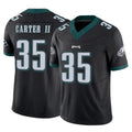 Tocy P.Eagles #35 Michael Carter II Player Black Limited Vapor F.U.S.E. Home Game Stitched Jerseys
