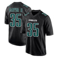 Tocy P.Eagles #35 Michael Carter II Player Carbon Black Fashion Home Game Stitched Jerseys