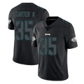 Tocy P.Eagles #35 Michael Carter II Player Limited Black Impact Home Game Stitched Jerseys