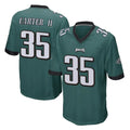 Tocy P.Eagles #35 Michael Carter II Player Team Color Green Home Game Stitched Jerseys