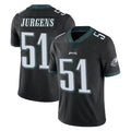 Tocy P.Eagles #51 Cam Jurgens Player Black Limited Vapor Untouchable Home Game Stitched Jerseys