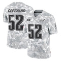 Tocy P.Eagles #52 Jonathan Greenard Player Arctic Camo Salute to Service Limited Game Stitched Jerseys