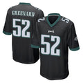 Tocy P.Eagles #52 Jonathan Greenard Player Black Home Game Stitched Jerseys
