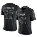 Tocy P.Eagles #52 Jonathan Greenard Player Black Reflective Limited Home Game Stitched Jerseys