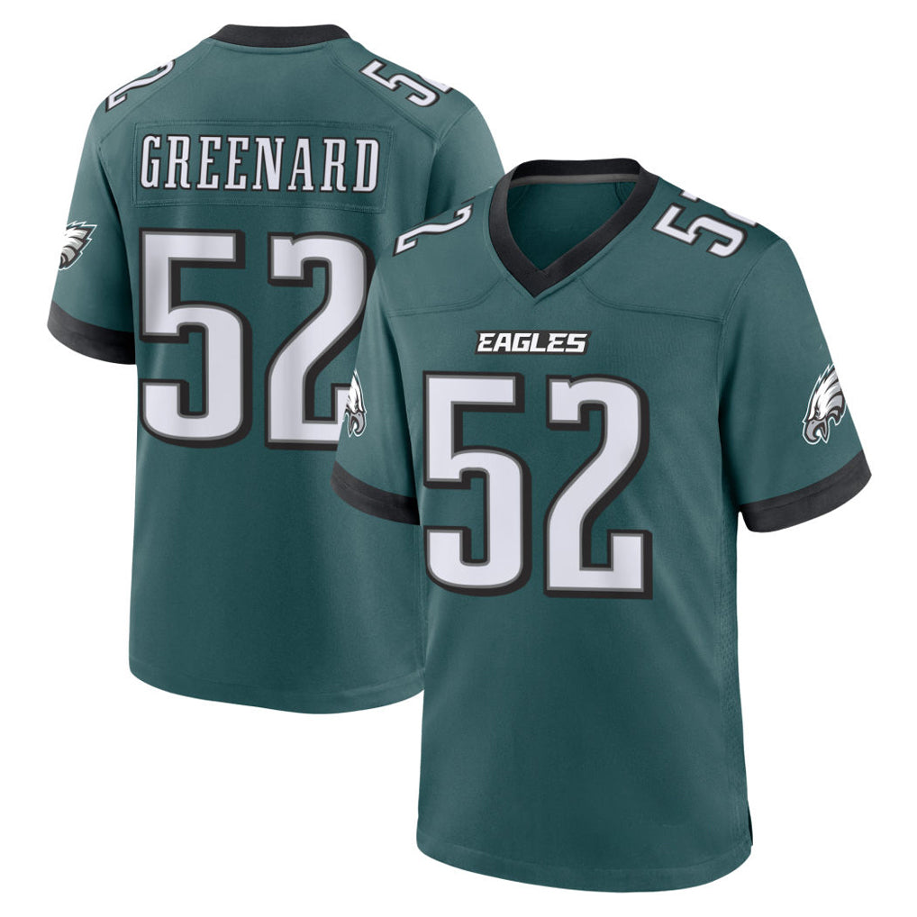 Tocy P.Eagles #52 Jonathan Greenard Player Green Home Game Stitched Jerseys