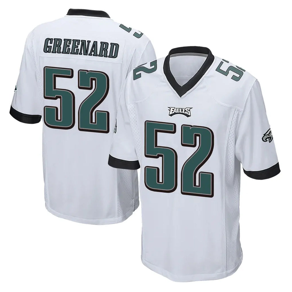Tocy P.Eagles #52 Jonathan Greenard Player White Home Game Stitched Jerseys