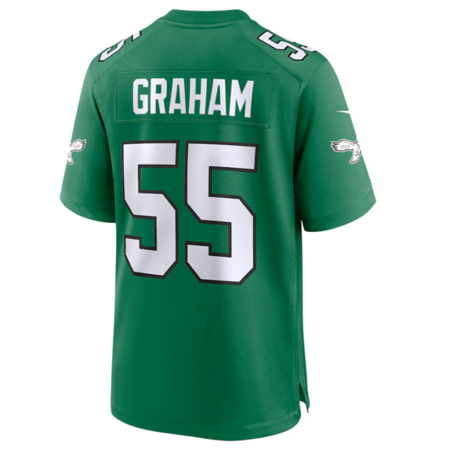 tocy P.Eagles #55 Brandon Graham Green Alternate Game Jersey Stitched American Jerseys