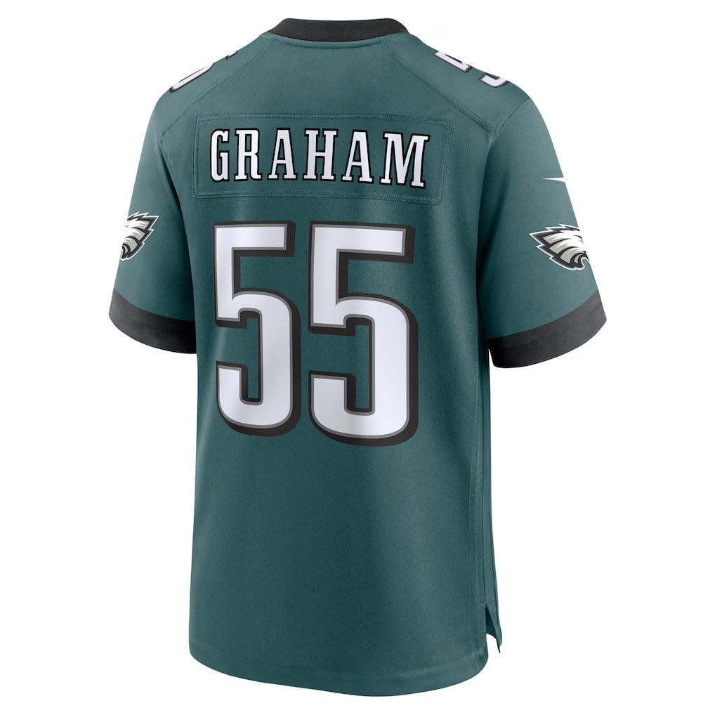 tocy P.Eagles #55 Brandon Graham Midnight Green Team Game Stitched Jerseys